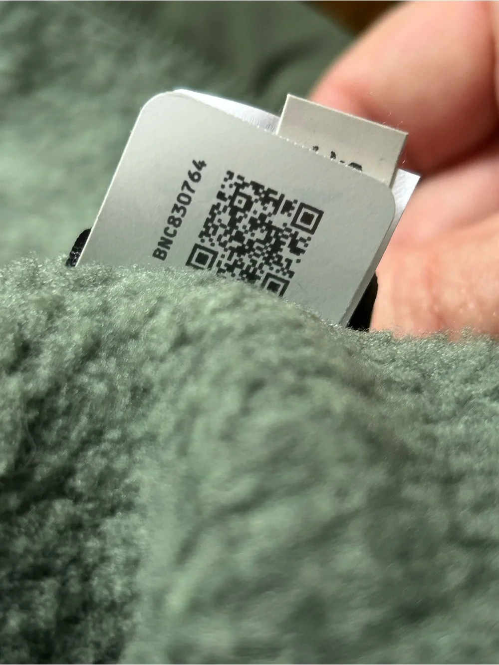The North Face Men's Gordon Lyons 1/4 Zip Green Heather Fleece Sweater Size M